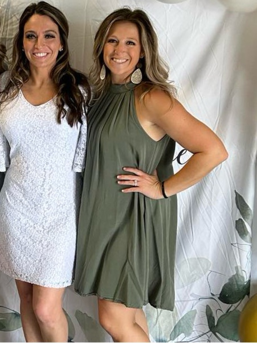 Amazon Women's Sage Green Halter Midi Dress